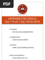 Download Herramientas Oracle SQL Plus SQL Developer by Jaime Quezada SN55271996 doc pdf