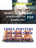 Modern Concepts and Practices in Swine Production