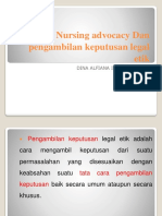 Nursing advocacy Dan pengambilan keputusan legal etik