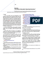 Sodium in Water by Atomic Absorption Spectrophotometry