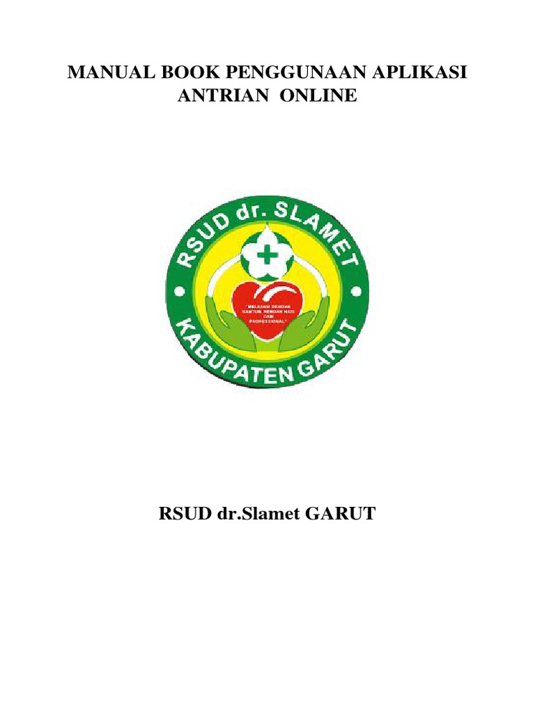 Manual Book Penggunaan Aplikasi Antrian Online PDF