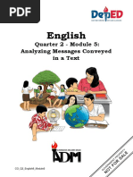 English8 q2 Mod5 AnalyzingMessagesConveyedinaText v2