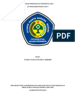 SOP Elektrokaardiogram Oleh Faniko Nanda S. (201801043 )