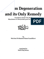 Muslim Degeneration and Its Only Remedy: Translation of The Urdu Book Musalmano-ki-Mawjoodah-pasti-ka-Waahid-llaaj