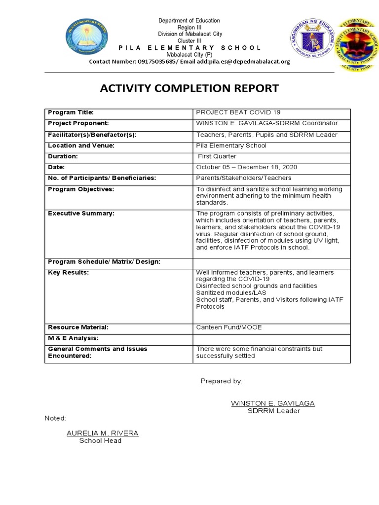 Acr Project Beat Covid 1st Quarter | PDF | Health Sciences