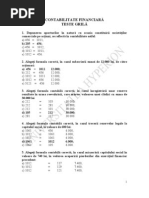 Teste Contabilitate