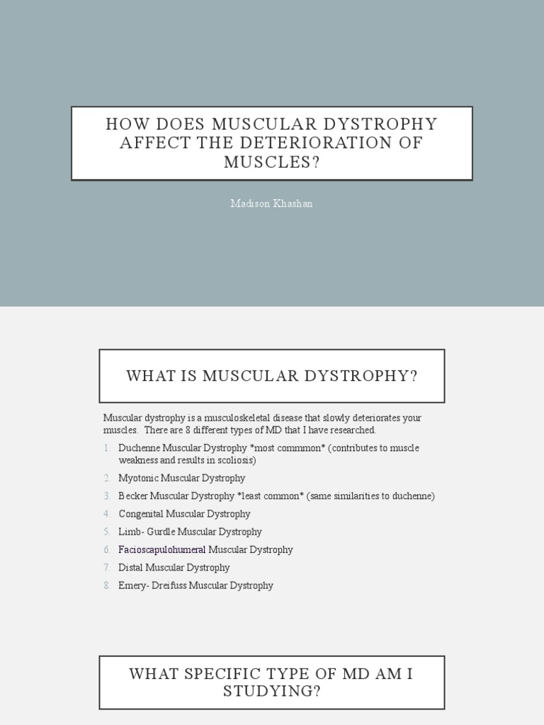 Types of Myotonic Dystrophy Explained | PDF | Muscular Dystrophy ...
