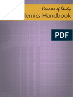 Academics Handbook