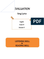 Evaluation: Song Lyrics
