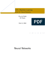 ECS171: Machine Learning: Lecture 10: Neural Networks
