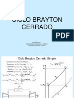 Ciclo Brayton Cerrado: Jairo R. Barrera V Departamento de Ing. Química y Ambiental Universidad Nacional de Colombia