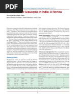 Prevalence of Glaucoma in India: A Review: Ronnie George, Lingam Vijaya