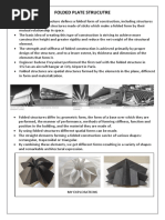 Folded Plate Structure Report