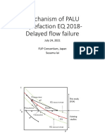 Mechanism of PALU Liquefaction EQ 2018-Delayed Flow Failure