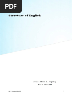 SEE 5, Structure of English