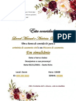 Exemplar de Convite de Casamento Online