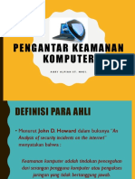 Pengantar Keamanan Komputer