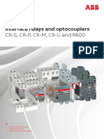 Interface Relays and Optocouplers: CR-S, CR-P, CR-M, CR-U and R600