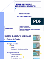 Chapitre 3 - Types de Barrages (Avantages Et Inconvenients)