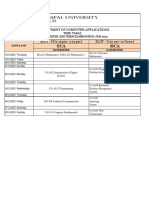 Non Engg First Sem End Term Time Table Feb 2021