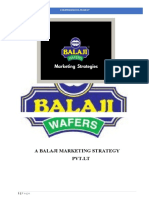 A Balaji Marketing Strategy PVT - LT: Comprihencive Project