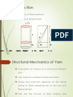 Variation of Fibre Extension Analysis of Tensile Forces