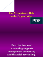 The Accountant's Role in The Organization