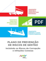 Plano de prevenção de riscos da Autoridade da Mobilidade e dos Transportes