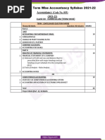 CBSE Class 12 Term Wise Accountancy Syllabus 2021 22