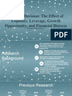 Hedging Decision: The Effect of Liquidity, Leverage, Growth Opportunity, and Financial Distress