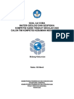 Soal Uji Coba Geologi Dan Geofisika 1