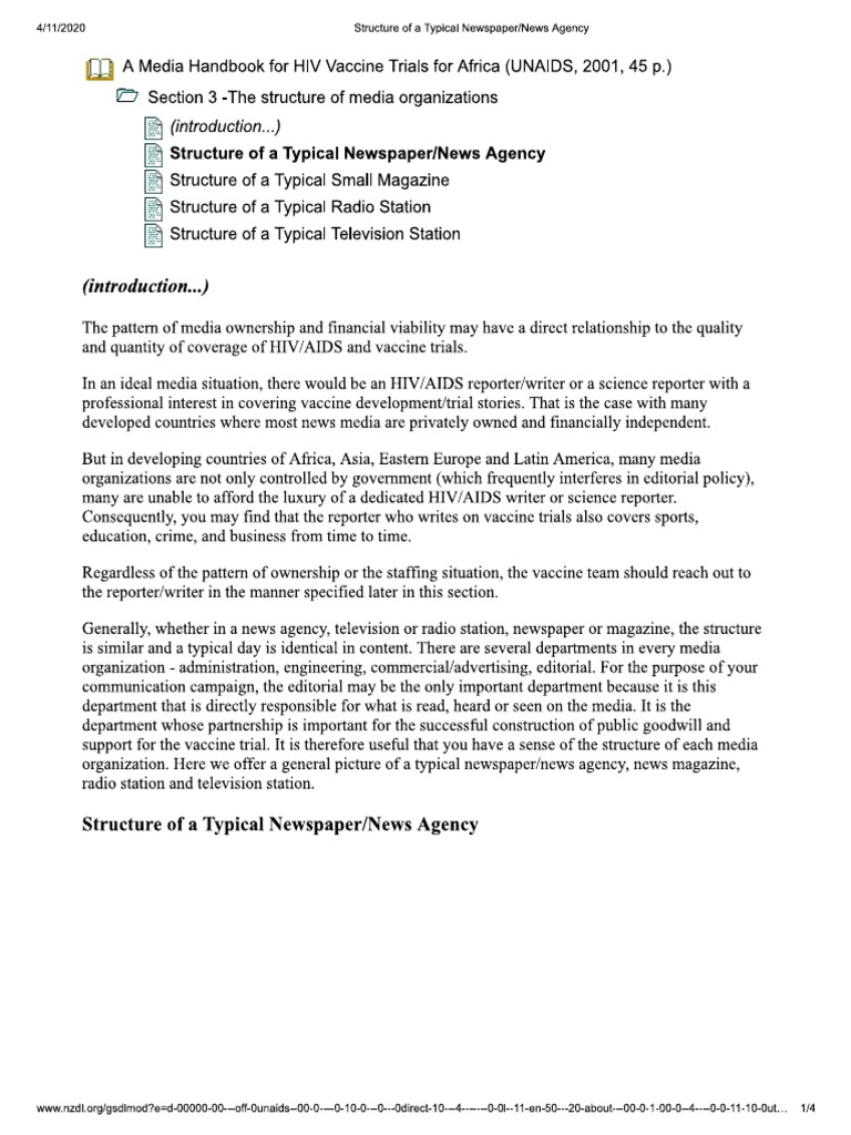 News Agency | PDF
