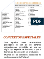 Concretos Especiales