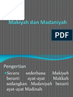 Makiyah Madaniyah