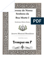 Novena Da Boa Morte 1877 MRB - Horn in F