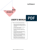 CX12 24 User Manual