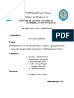 Problemática de Los Servicios de Belleza Escénicos y Paisajistas de Las Áreas Naturales Protegidas Del Santuario de Manglares de Tumbes