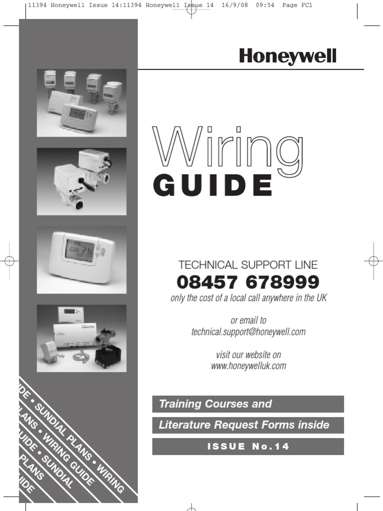 Honeywell UK Wiring Guide Issue 14 | Thermostat