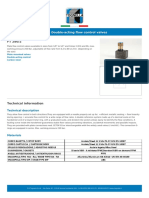 Plate Double-Acting Flow Control Valves: Technical Description