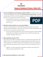 8 Recent Important Changes in Banking and Finance Affairs PDF