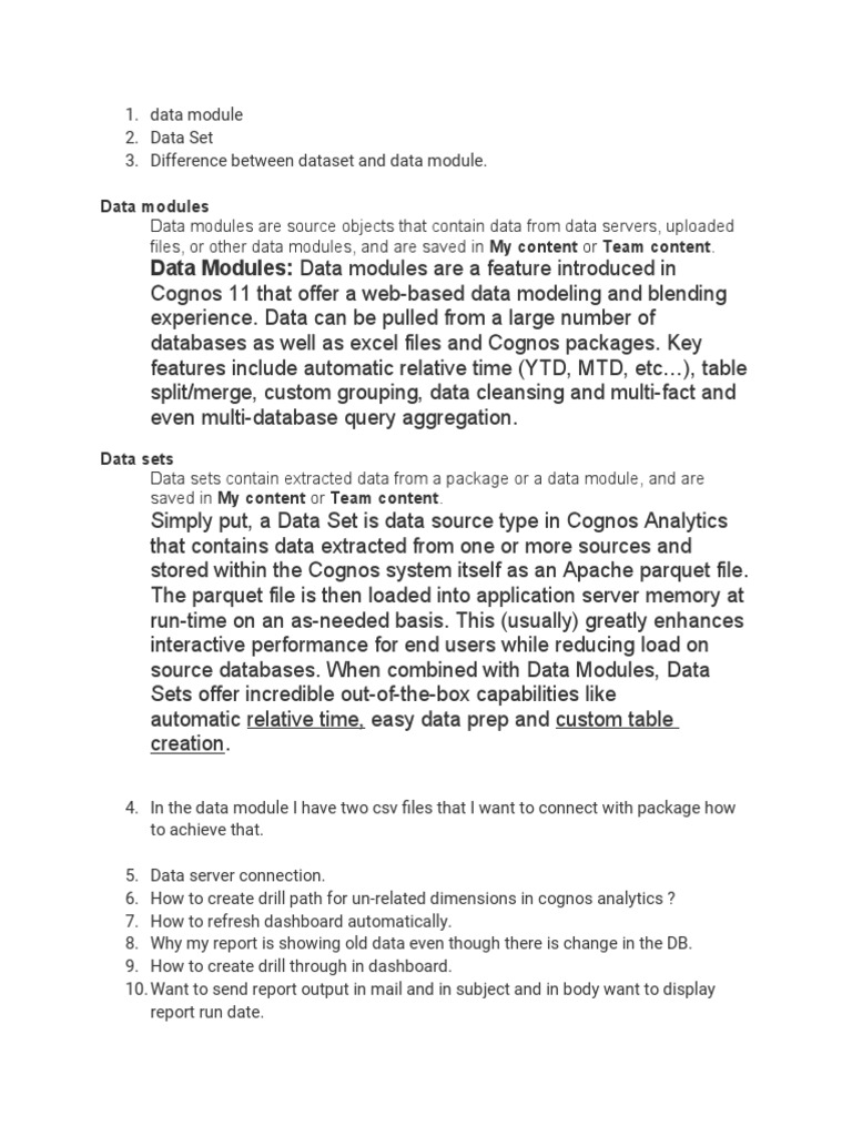 A Comprehensive Guide to Data Modules, Data Sets, and How to Connect ...