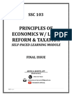 Principles of Economics W/ Land Reform & Taxation: Self-Paced Learning Module