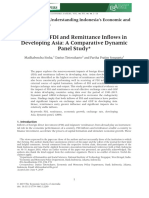 Impacts of FDI and Remittance Inflows in Developing Asia: A Comparative Dynamic Panel Study