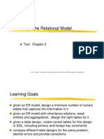 The Relational Model: Text: Chapter 3