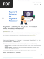 Payment Gateway vs. Payment Processor_ What Are the Differences