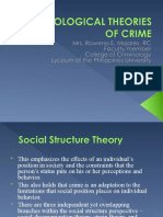 Theories Ofcrime