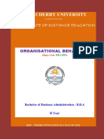 Organisational Behaviour