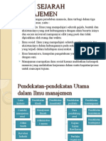 Pertemuan II-Sejarah Manajemen