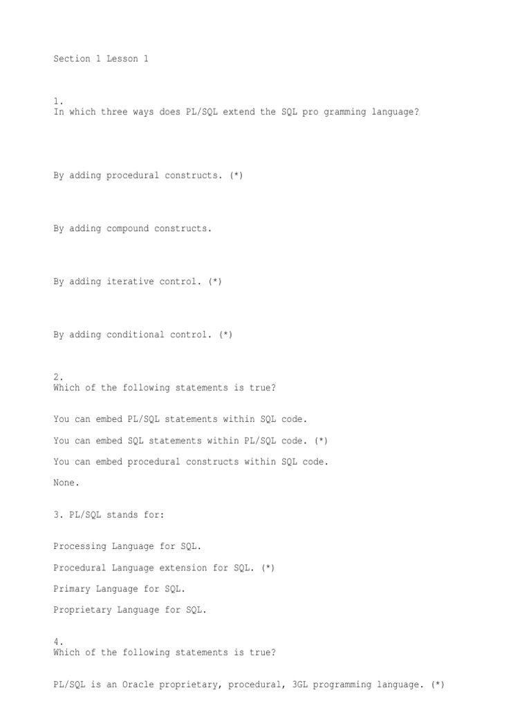 Understanding PL/SQL Basics and Concepts | PDF