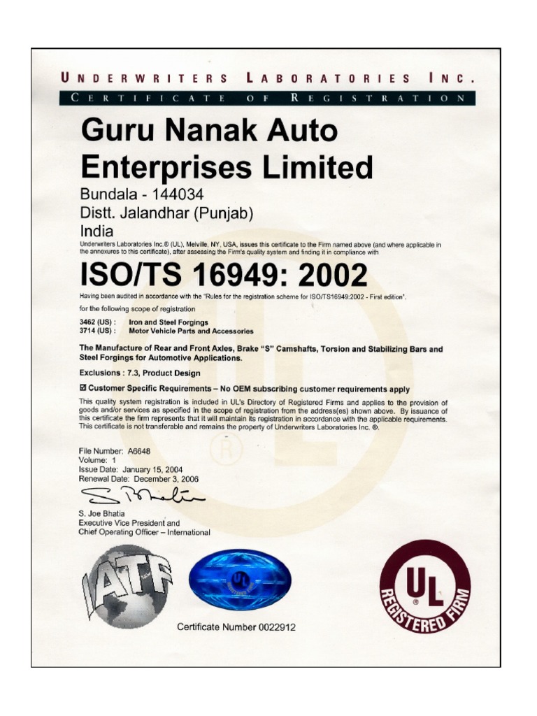 Ts Certificate PDF